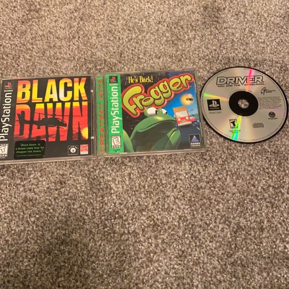 3 PlayStation one games